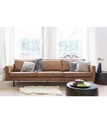 Rodeo Sofa 3 Sitzer Cognac Wohnzimmer Braun Haus Deko Wohnzimmer Design