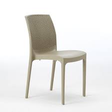 Chaise De Jardin Polyrattan Cafe Bar Glaciers Empilable Boheme Grand Soleil Meuble Meuble Maison Interieur Maison