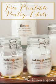 Waterproof clear labels, kitchen storage container label set, mason jar canister sticker decal, pantry stickers crispncozydesigns 5 out of 5 stars (108) $ 0.89. Free Printable Pantry Labels Tgif This Grandma Is Fun
