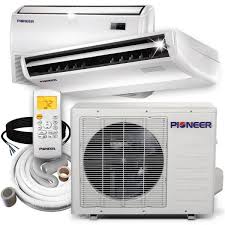 Rheem 2.5 ton 16 seer air conditioning system cooling only. Pioneer 24 000 Btu 2 Ton 20 Seer Floor Ceiling Mini Split Air Conditioner Heat Pump System Full Set Uyb024gmfilcad 16 The Home Depot