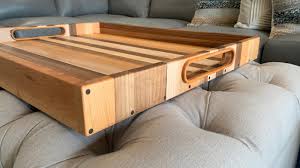 Height of the table is 16 inches side table or serving tray : Making A Large Serving Tray Youtube