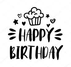 Birthday calligraphy font, happy birthday calligraphy , happy birthday png clipart. Calligraphy Happy Birthday Font