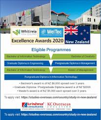 Weltec And Whitireia New Zealand Are Offering Excellence Awards Towards Tuition Fees To A S In 2020 Study In New Zealand International Students Diploma In Engineering