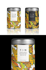 105 Product Packaging Mockups Free Premium Tea Packaging Design Packaging Mockup Tin Containers