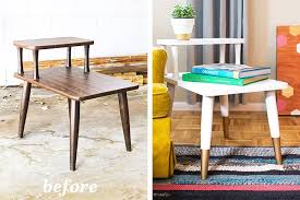 Mid Century Modern Side Table Makeover Sarah Hearts Mid Century Modern Side Table Side Table Makeover Modern Side Table