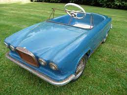 Rare Tri Ang Jaguar Mk X Pedal Car To See More Pictures Of This Pedal Car Visit Chasing Pedal Cars Facebook Page Vintage Pedal Cars Pedal Cars Small Cars