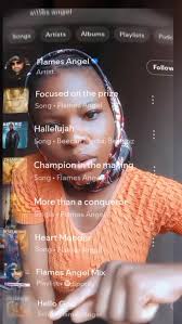 My Spotify Scroll Effect