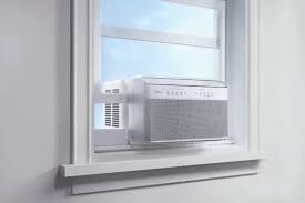 With an overall height of 19 and a fully extended width of 12 per accordion, you can be sure that you will be able to accommodate any window and air conditioner size. 6 Aestheically Pleasing Low Profile Window Air Conditioners Well Good