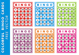Editable Bingo Card Template Free Colorful Bingo Cards Free Vector Free Printable Bingo Cards Bingo Cards Printable Templates Bingo Card Template