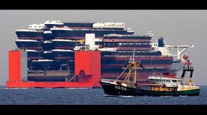This Is A Ship Carrying A Ship Carrying A Ship Carrying A Boat Boat Transport River Boat