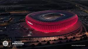 It's a space ship from the planet zorb! no, it's a giant inflatable boat! rubbish, it's the world's most beautiful, modern and innovative temple of football! Allianz Arena Stadiums Pes 2020 Efootball Database