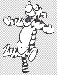 You can print or download pictures of the pooh, eeyore, piglet, tiger and owl. Tigger Winnie The Pooh Black And White Piglet Coloring Book Png Clipart Area Art Black Black