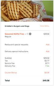 Grubhub, doordash, postmates, uber eats? Cheapest Food Delivery Service Here S A Pricing Comparison
