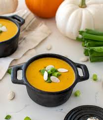 Creamy Spiced Pumpkin Soup Recipe Spiced Pumpkin Soup Fall Soup Recipes Pumpkin Soup