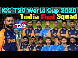 The india cricket team toured australia from november 2020 to january 2021 to play four tests, three one day internationals (odis) and three twenty20 international (t20i) matches. Icc T20 World Cup 2020 India 15 Members Squad Indian T20 World Cup 2020 Squad T20 Wc 2020 India Youtube