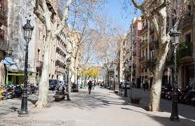 Barcelona skyline by night during christmas period. Barcelona S City Centre Guide One Day In The City