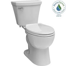 Turner 2 Piece 1 28 Gpf Single Flush Elongated Toilet In White Toilet Frameless Sliding Shower Doors New Toilet