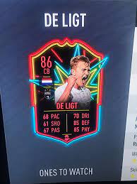View his overall, offense & defense attributes, compare him with other players in the game. De Ligt Otw Has Been Given Dynamic Image Fifa