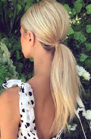 Pinterest Deborahpraha Ponytail With Volume Hairstyles Low Ponytail Hairstyles Medium Hair Styles Medium Length Hair Styles