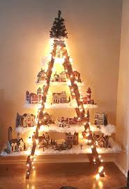 Beautiful Christmas Ladder Village Crafty Morning Christmas Diy Beautiful Christmas Christmas Village Display