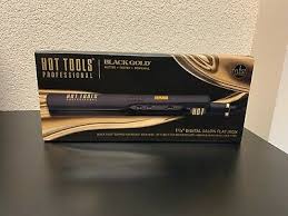 Sold by yayas stuff and ships from amazon fulfillment. Hot Tools Ht7117bg Black Gold 1 25 Inch Flat Iron 48 00 Picclick