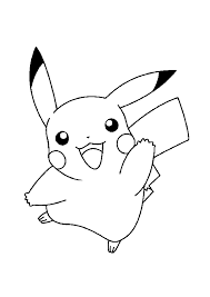 Coloriage Super Pokemon Pikachu