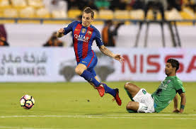 Ahmed alaaeldin put gharafa ahead in the 66th minute, but lowry's 71st minute. Barcelona Beats Al Ahli In Eight Goal Friendly Arab News