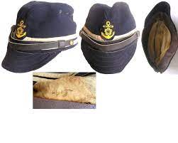 Japanese Wwii Senior Naval Officers Field Cap Captain Hat History Humor Wwii