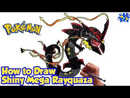 How To Draw Shiny Mega Rayquaza Pokemon Step By Step Drawing Tutorial Youtube Step By Step Drawing Drawing Tutorial Drawings