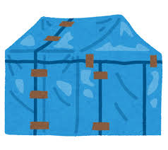 ブルーシートのテントのイラスト | かわいいフリー素材集 いらすとや