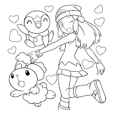 Hellokids has a flood of water type creatures to choose: Piplup Coloring Page Coloring Home