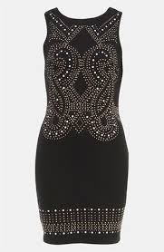Topshop Studded Body Con Dress Nordstrom Studded Bodycon Dress Fashion Topshop Bodycon Dress