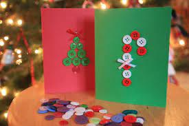 Adobe spark offers a wide array of designs and templates so you can make your gorgeous holiday cards. Get Crafty And Create Your Own Holiday Cards With Buttons Marin Mommies