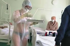 Naughty head nurse full videos. Nurse Disciplined For Wearing Only Bra And Panties Under Ppe Gown