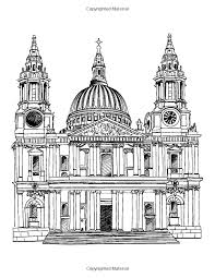 Architectural Art A Stress Management Coloring Book For Adults Marti Jo S Coloring 9781517481292 Ama In 2020 St Pauls Cathedral St Pauls Cathedral London Cathedral
