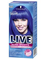 It's also really convenient if you're someone who fancy trying out blue hair dye for festival season this year? Schwarzkopf Ultra Brights 095 Electric Blue Semi Permanent Hair Colour Dye X 1 Ebay