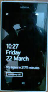 If ask unlock code or unlock pin is possible to decode; Locked Due To Wrong Password For 21711 Mins Microsoft Community