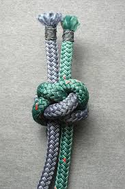The diamond knot was never designed to be used as a four strand stopper knot on a back braid with a core of rope through it. Diamond Knot Wikipedia
