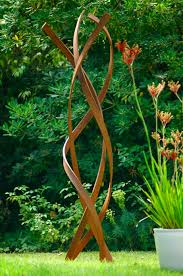 Kismet Weathered Steel Outdoor Sculpture Terrasculpture Metal Garden Art Garden Art Sculptures Metal Sculptures Garden