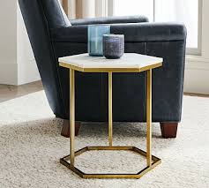 Atlantic furniture mission walnut wood end table. Delaney Round Marble Nesting Coffee Tables Pottery Barn