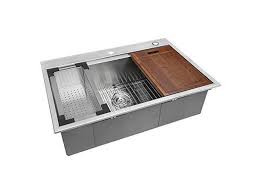 Maybe you would like to learn more about one of these? Ruvati 33 X 22 Inch Workstation Ledge Dropin Tight Radius 16 Gauge Stainless Steel Kitchen Sink Single Bowl Rvh8003 Newegg Com