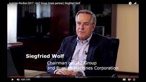 Chairman of the board, ojsc gaz, chairman of the b engineering gaz group russian federation. Austrian Pavilion 2017 Gaz Group Main Partner Siegfried Wolf Youtube