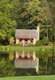 This cabin has the ultimate in privacy and seclusion it is a 4 bedroom metal building with log home feel on the inside, just below the cabin is a nice pond. 11 Pond Cottage Ideas Cottage Cabin Cabins In The Woods