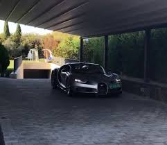 The first car from the cristiano ronaldo's collection was purchased in 2004 when the football player was only 19 years old. Real Madrid Star Cristiano Ronaldo Shows Off Stunning New 1 85million Bugatti Chiron Supercar Mirror Online