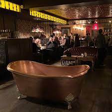 Bathtub gin is one of my favorite places to take people who are visiting nyc and want an experience! Pork Belly Sliders With Quail Egg And Truffle Fries Yum Picture Of Bathtub Gin New York City Tripadvisor