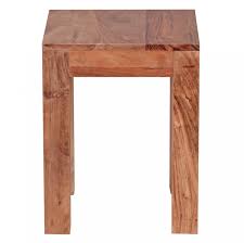 Die ablagen des tisches sind aus sicherheitsglas gefertigt. Weran Beistelltisch Mumbai Massiv Holz Akazie 35 X 35 Cm Wohnzimmer Tisch Design Dunkel Braun Landhaus