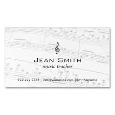 A professional business card reflects the quality of your brand but creating a chart that conveys all information without clutter is a difficult this. Music Teacher Music Notes Elegant Business Card Zazzle Com Teacher Business Cards Music Business Cards Musician Business Card
