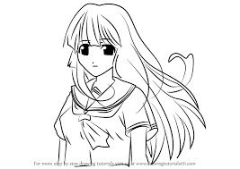Learn How to Draw Nozomi from Elfen Lied (Elfen Lied) Step by Step :  Drawing Tutorials