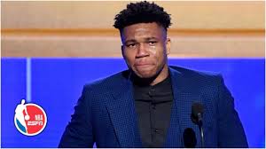 Giannis Emotional Thanking Bucks Family After Winning Mvp Honors 2019 Nba Awards Milwaukee Bucks New Champ Gianni