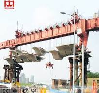 Best Convenient HYCRANE 150 Ton Erecting Machinery Concrete Beam Launcher Motor/Engine/Gear Remote Control 3 Phase 380V 50Hz